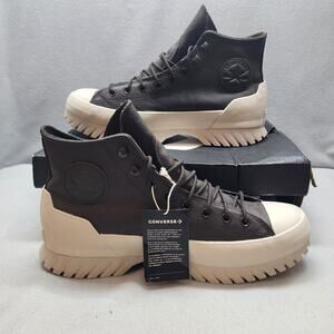 Converse All Star Shoes Mens 12 Chuck Taylor Lugged Counter Climate Brown/Cream